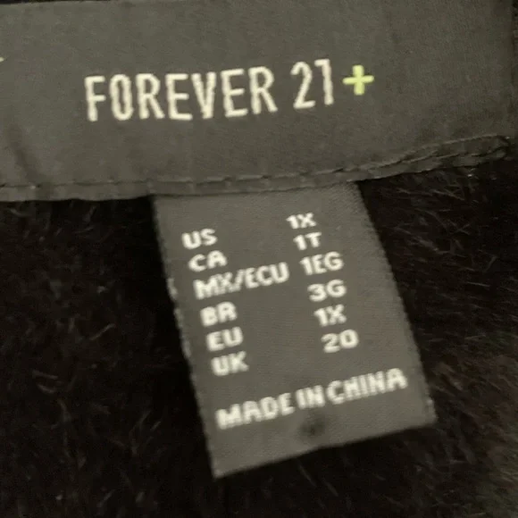 Black Faux Fur Jacket. - Picture 3 of 3